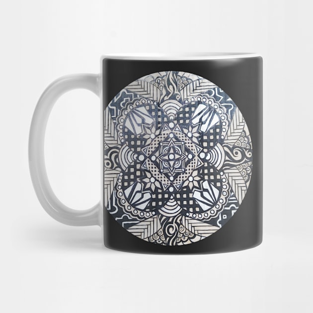 Monochrome Mandala by AmeUmiShop